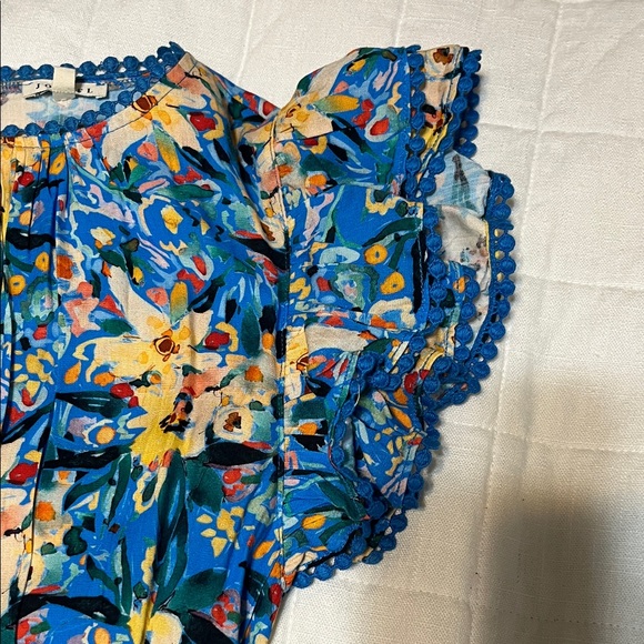 JODIFL Blue Floral Casual Dress - Picture 2 of 5